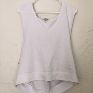 White workout top
